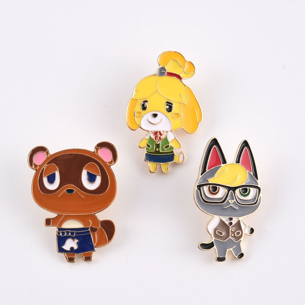 Animal Crossing Pin Set of 3